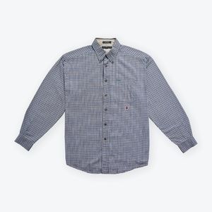 Tommy Hilfiger L Brown Flannel Cotton Shirt